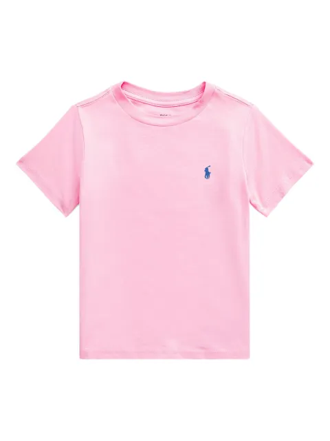 POLO RALPH LAUREN KIDS T-shirt girocollo con logo ricamato
