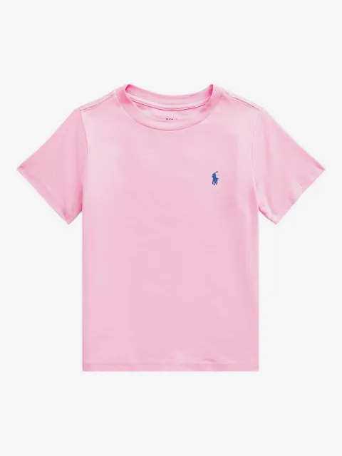 POLO RALPH LAUREN KIDS embroidered-logo crew-neck T-shirt