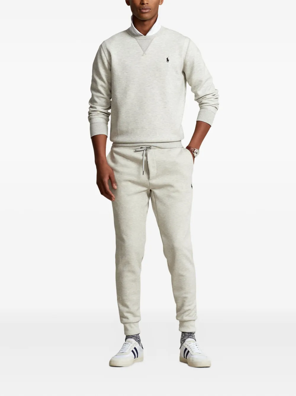  Polo Ralph Lauren Pantalones De Chándal Con Cordones - Gris 