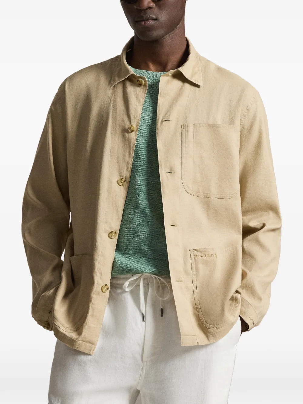  Polo Ralph Lauren Barton Buttoned Overshirt - Brown 