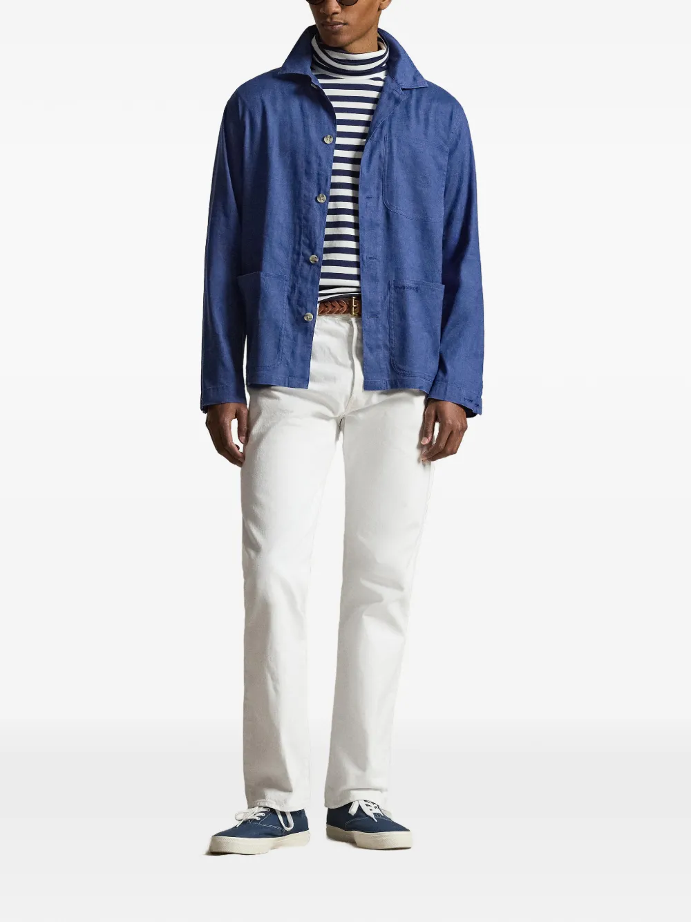  Polo Ralph Lauren Barton Buttoned Overshirt - Blue 