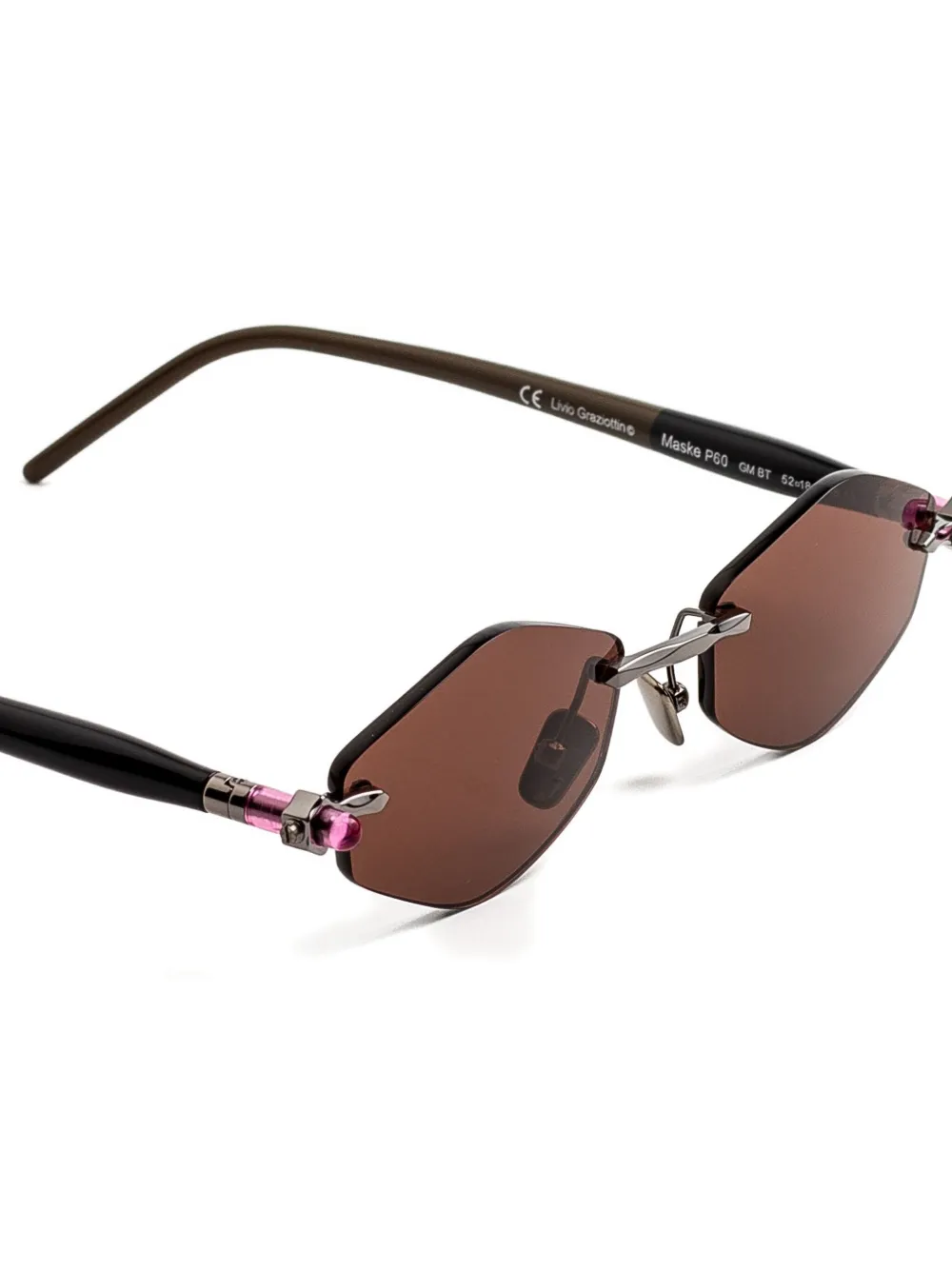 Kuboraum P60 Sunglasses In Gold