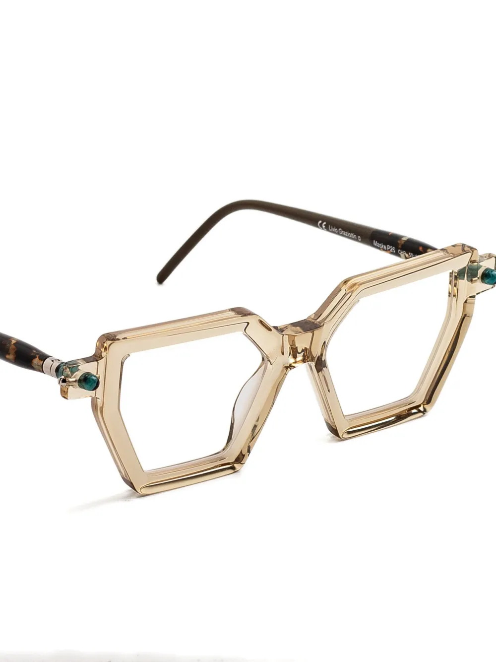 Kuboraum P26 Glasses In Brown