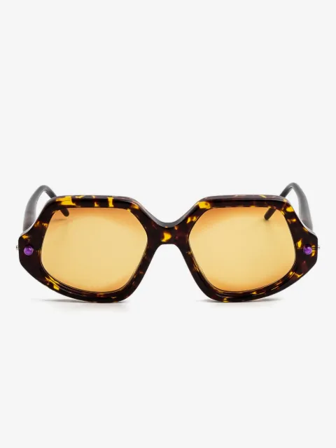 Kuboraum geometric-frame sunglasses