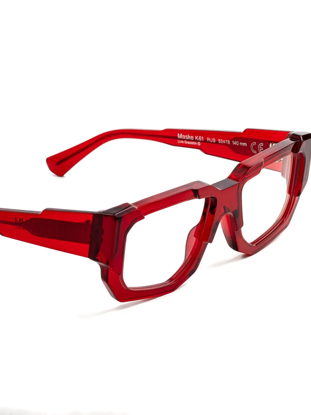 Kuboraum K61 bril Rood