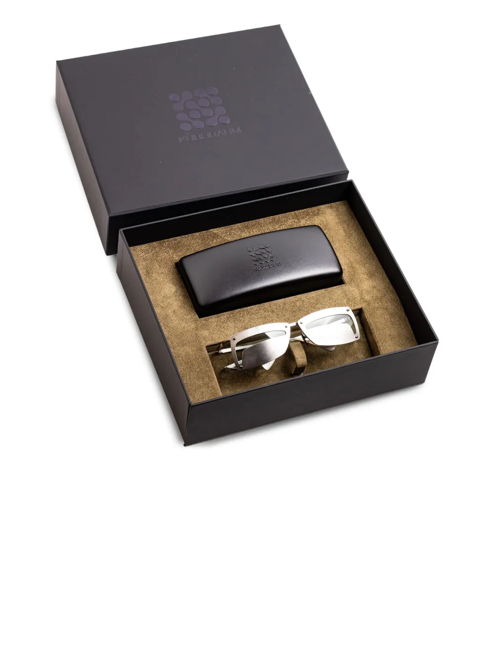 Kuboraum I50 zonnebril Zilver