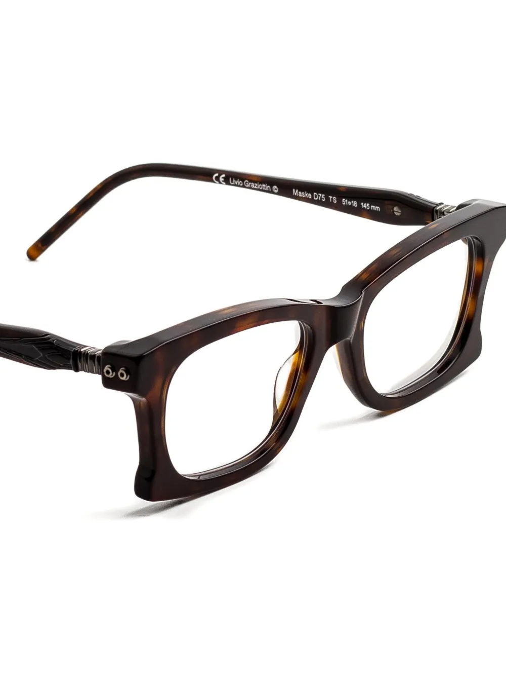 Kuboraum D75 Glasses In Brown