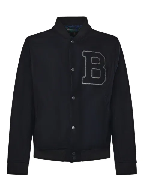 Barbour logo-detail bomber jacket