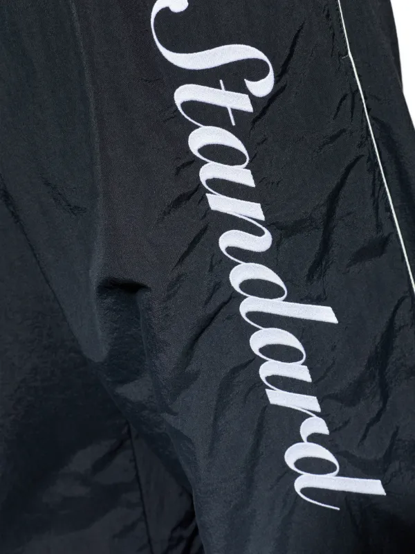 Balenciaga Standard-script Track Pants | Black | FARFETCH