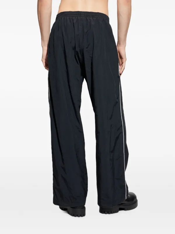 Balenciaga Standard-script Track Pants | Black | FARFETCH