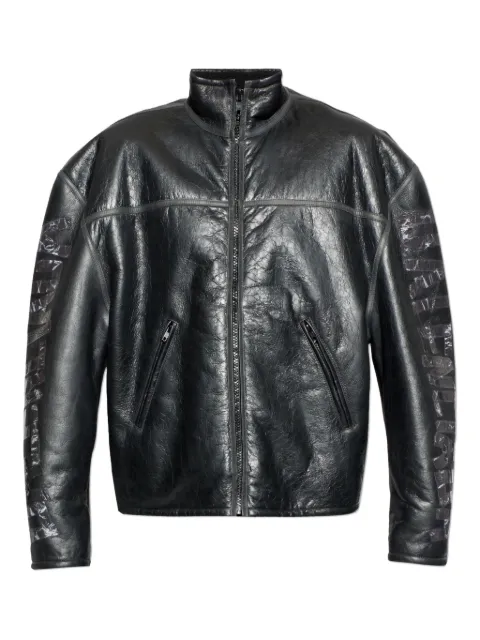 Balenciaga logo-tape jacket
