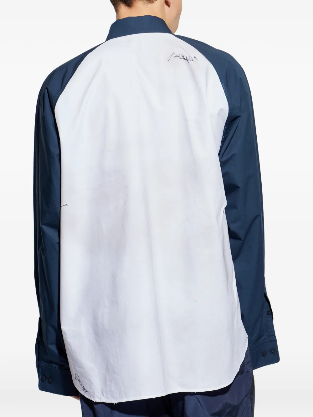 Balenciaga Overhemd met logo Wit