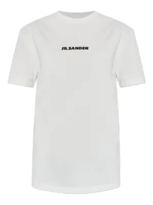 Jil Sander logo-print Cotton T-shirt | White | FARFETCH