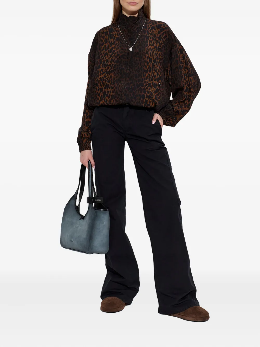 Balenciaga Broek met ritssluiting Zwart