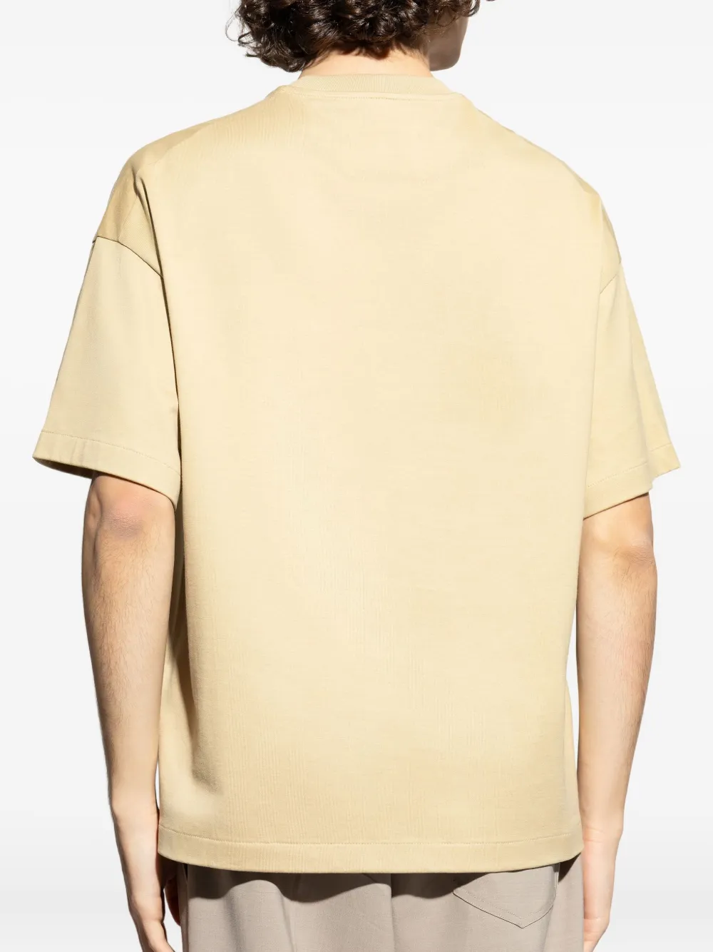 Jil Sander T-shirt met logoprint Beige