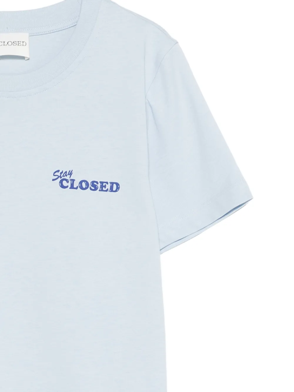  Closed Logo-print T-shirt - Blue 