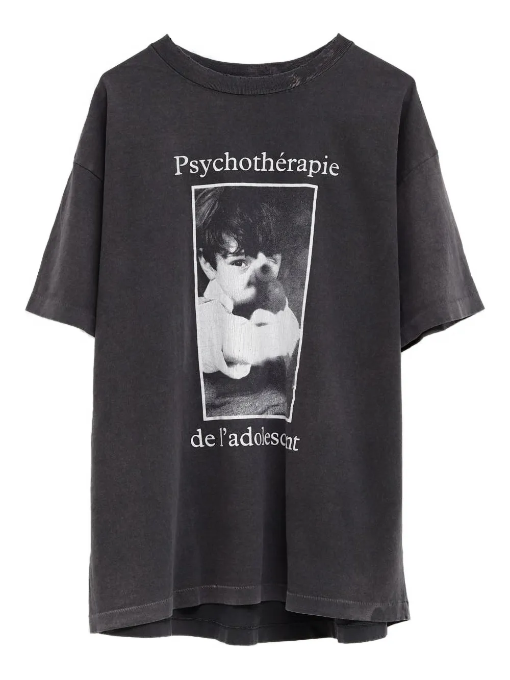 Enfants Riches Déprimés Psychothérapie De L'Adolescent graphic-print T-shirt - Nero