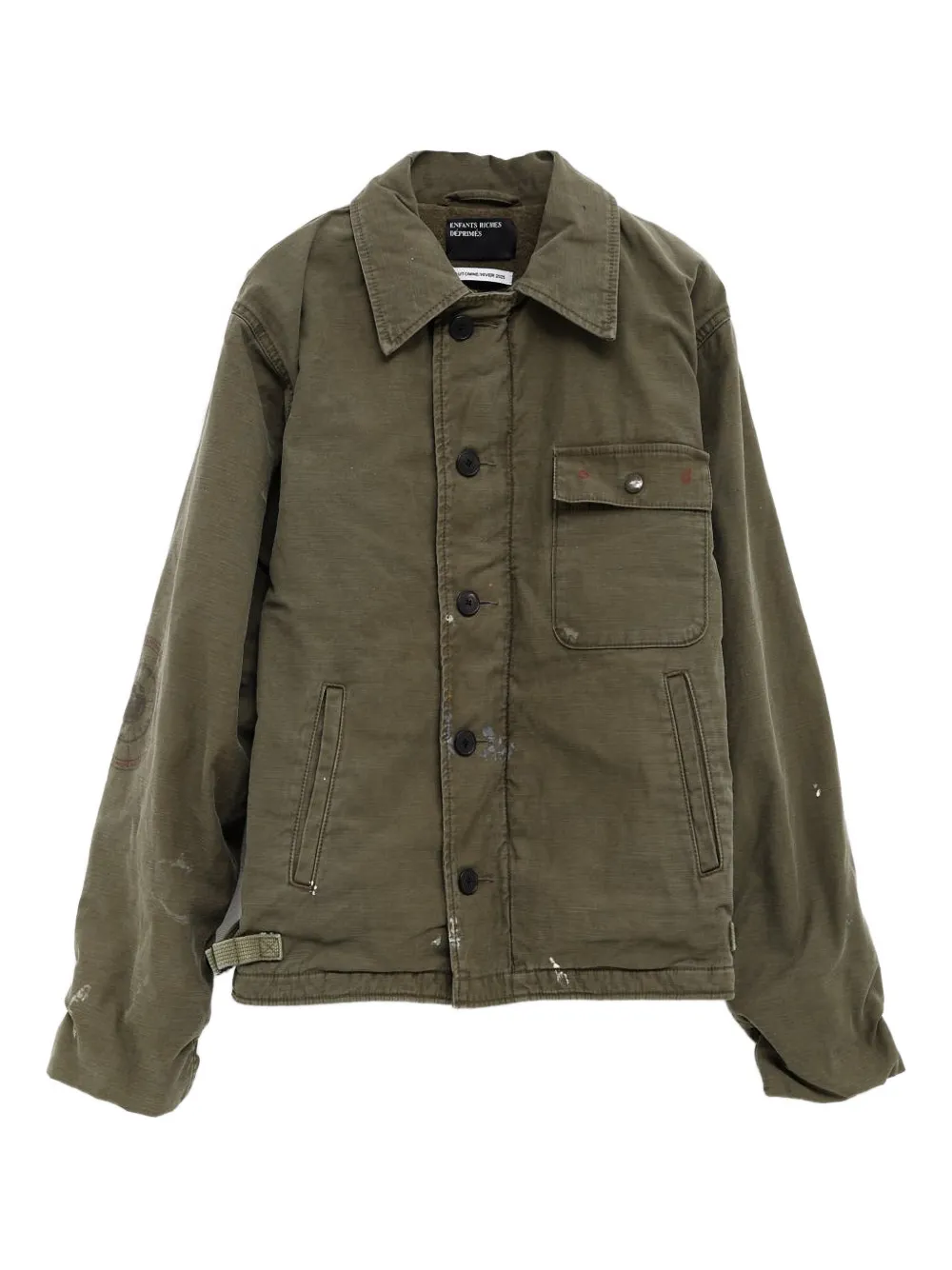 Enfants Riches Déprimés buttoned pocket jacket - Verde