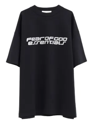 FEAR OF GOD ESSENTIALS 1977 Cotton t-shirt | Black | FARFETCH