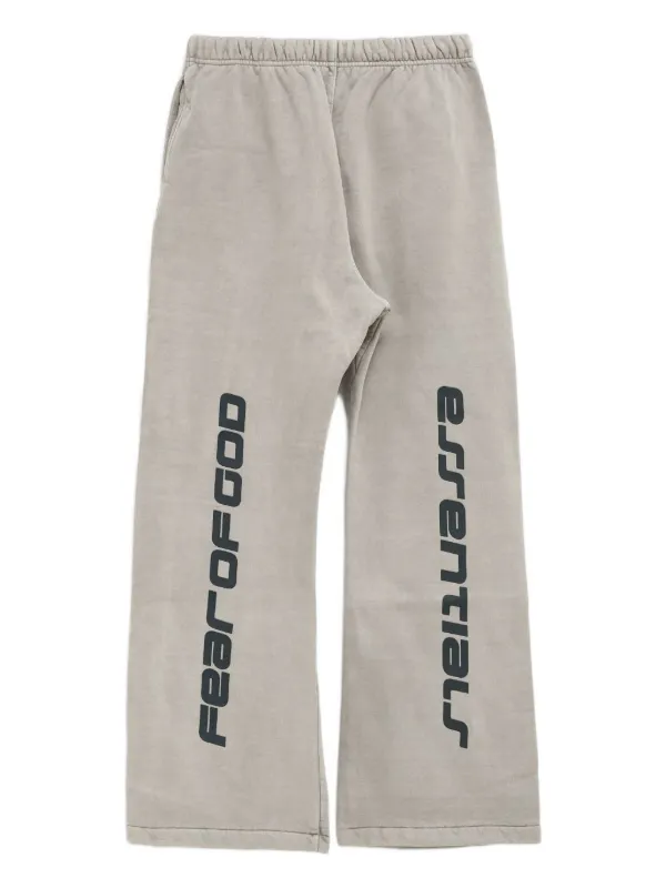 FEAR OF GOD ESSENTIALS Drawstring Flared Track Pants | Grey | FARFETCH