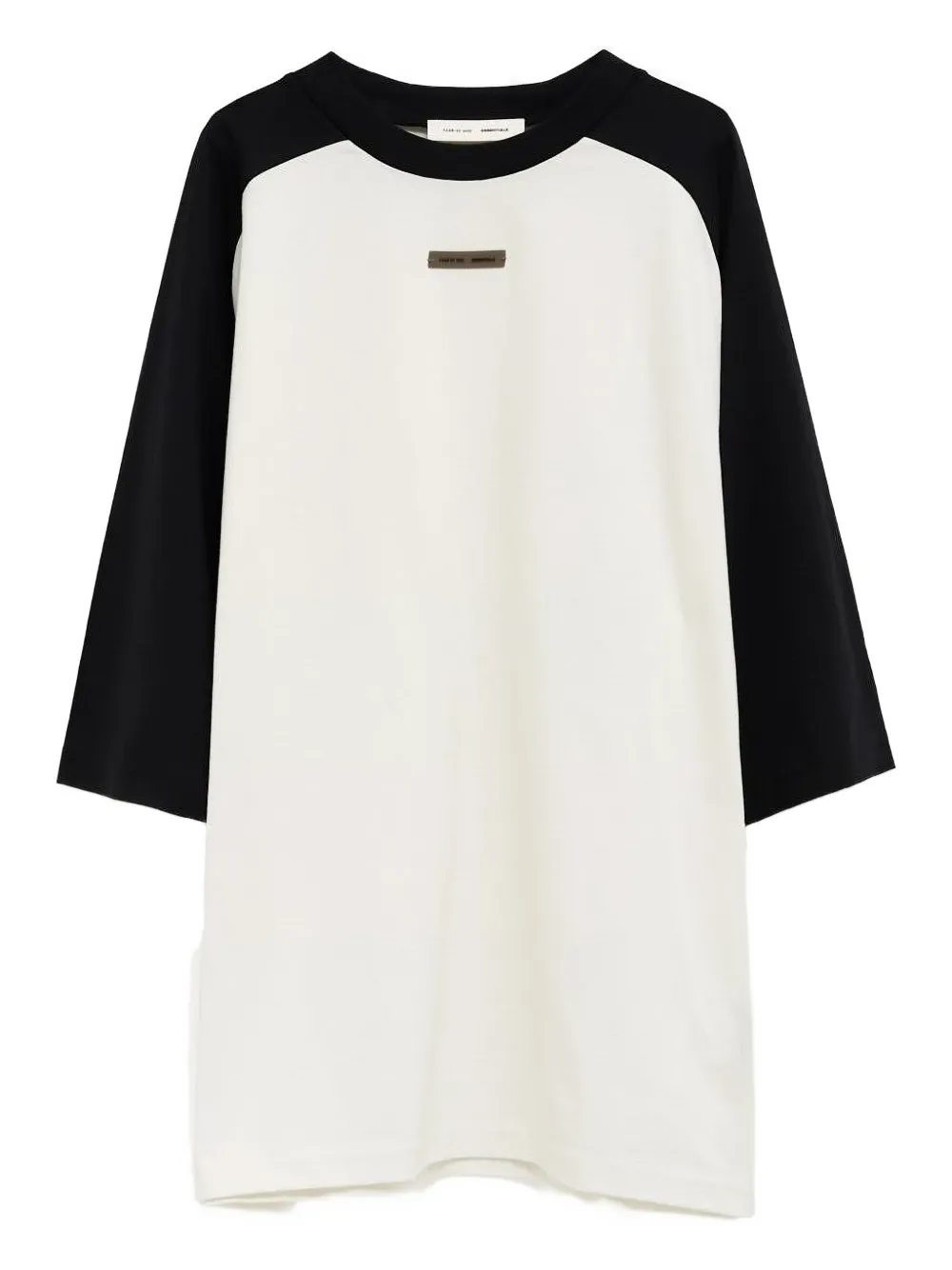 FEAR OF GOD ESSENTIALS Baseball contrast-sleeve T-shirt - Toni neutri