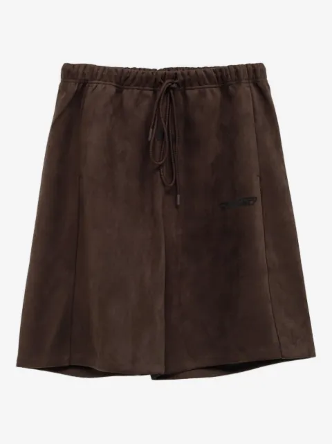 FEAR OF GOD ESSENTIALS Relaxed suede-effect drawstring shorts