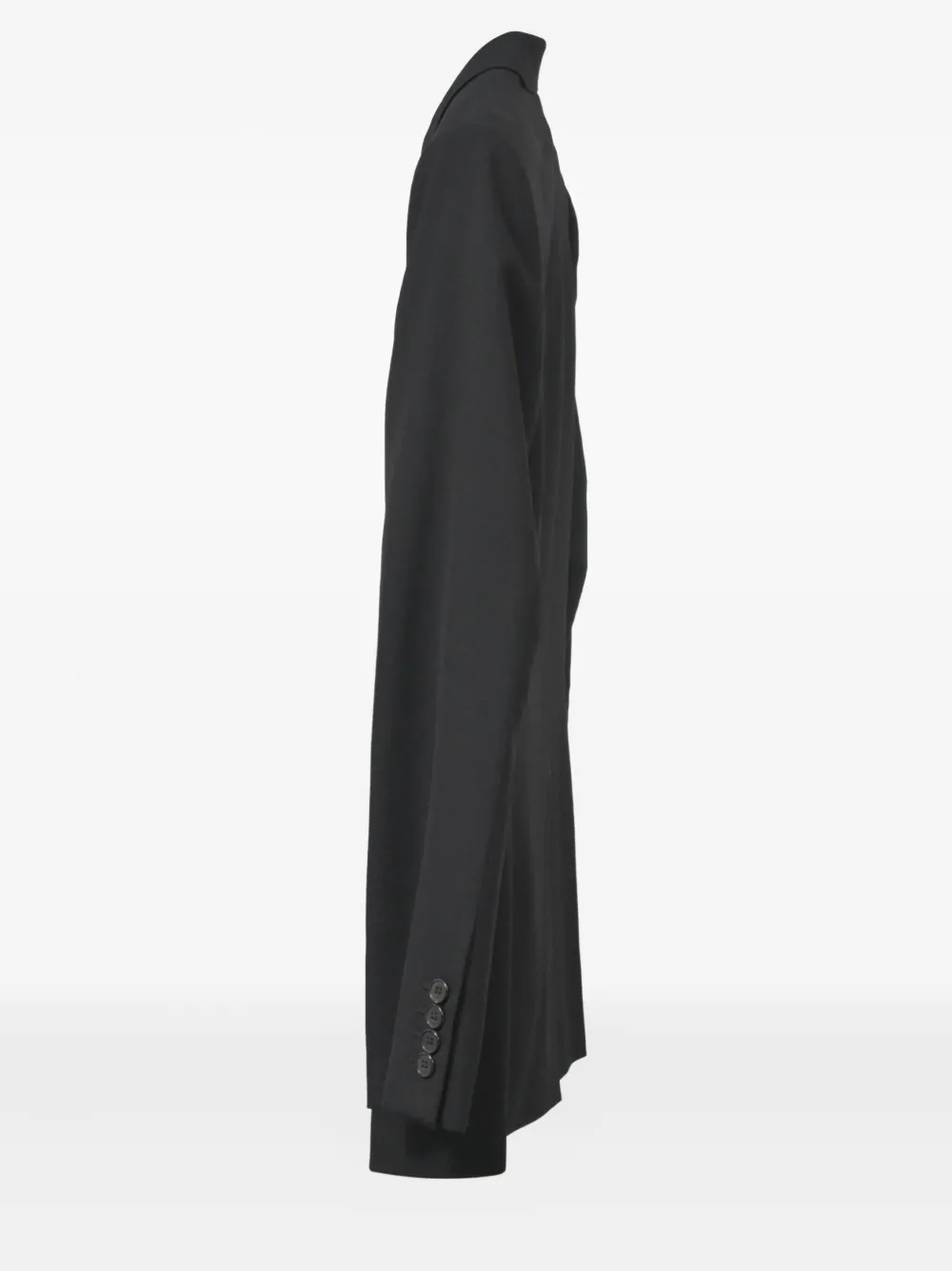 Pre-owned Saint Laurent Buttoned-cuffs Blazer In Black