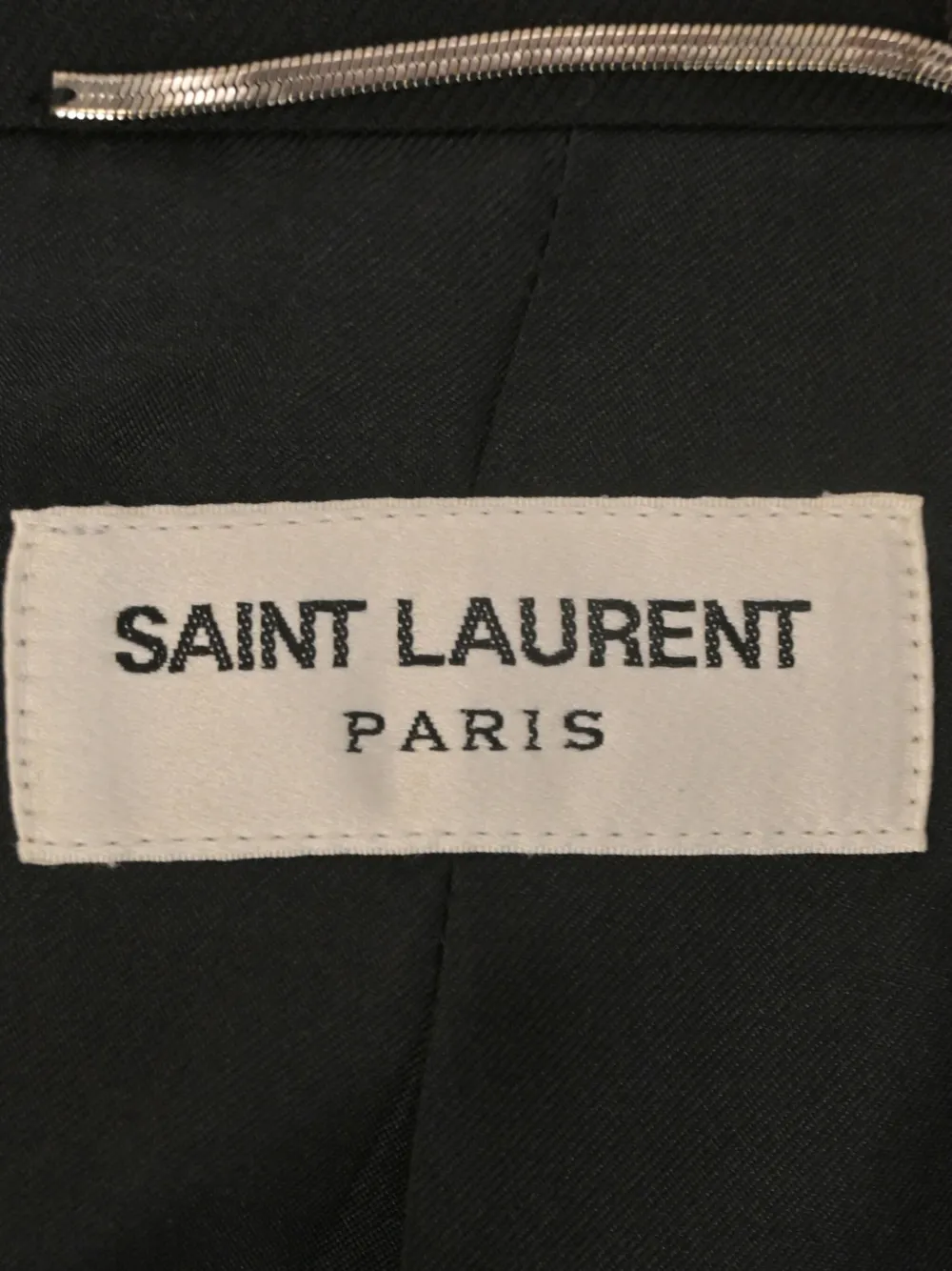 Pre-owned Saint Laurent Buttoned-cuffs Blazer In Black