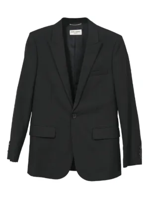 Saint Laurent タキシードジャケット | ブラック | FARFETCH JP