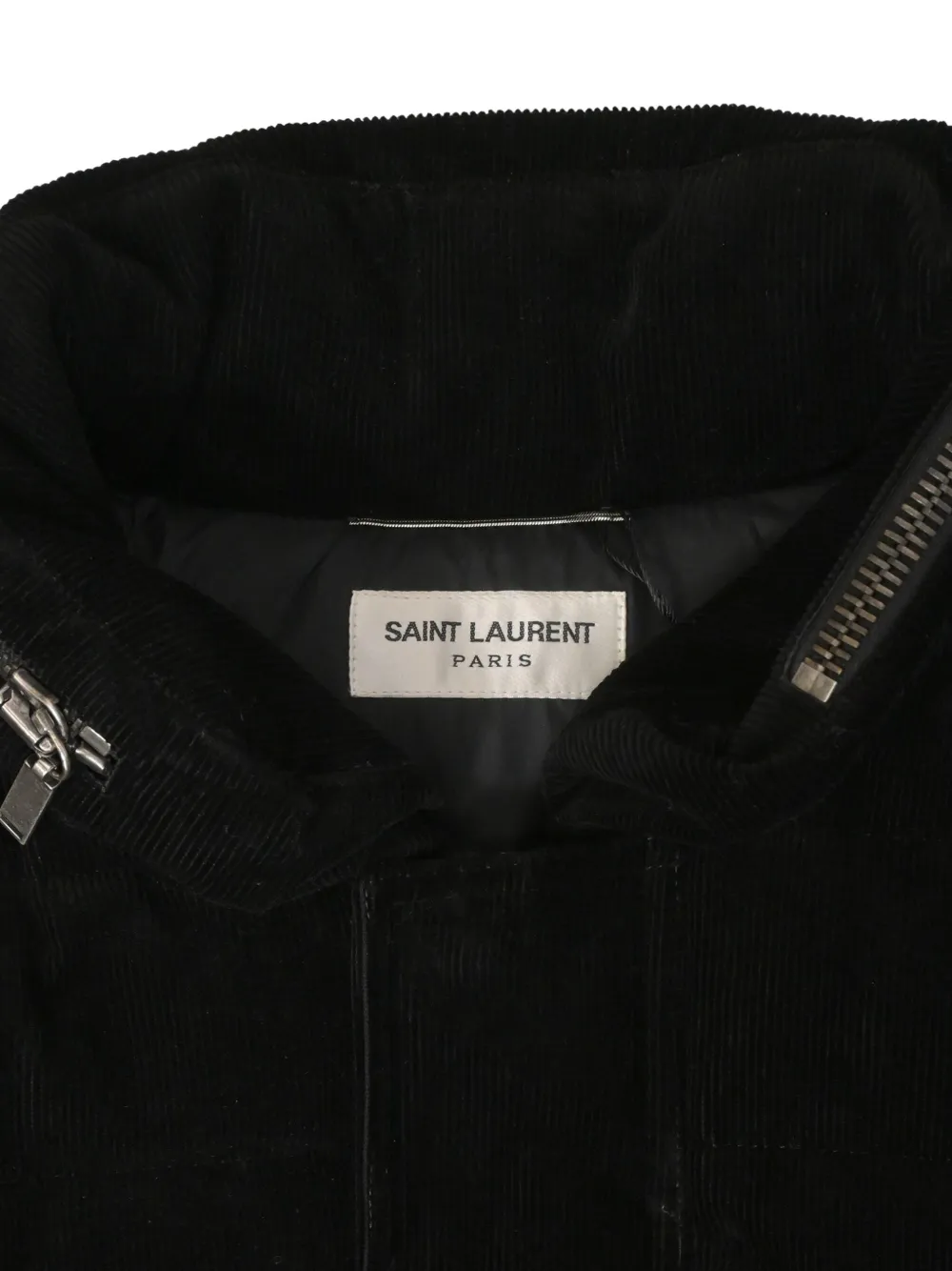 Pre-owned Saint Laurent 2017 Bad Lieutenant Puffer Jacket In Black