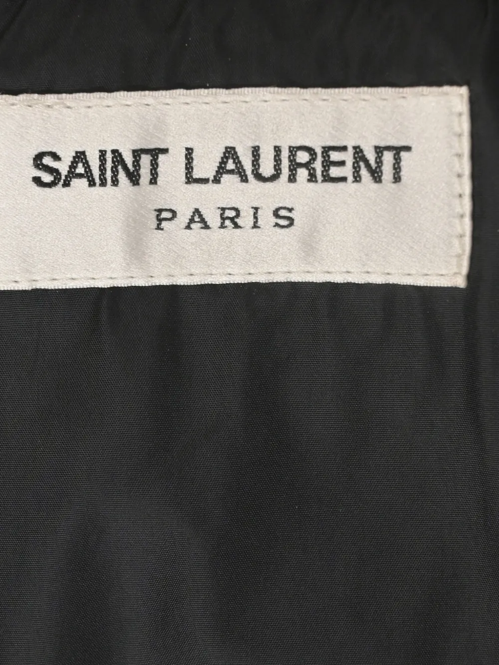 Pre-owned Saint Laurent 2017 Bad Lieutenant Puffer Jacket In Black