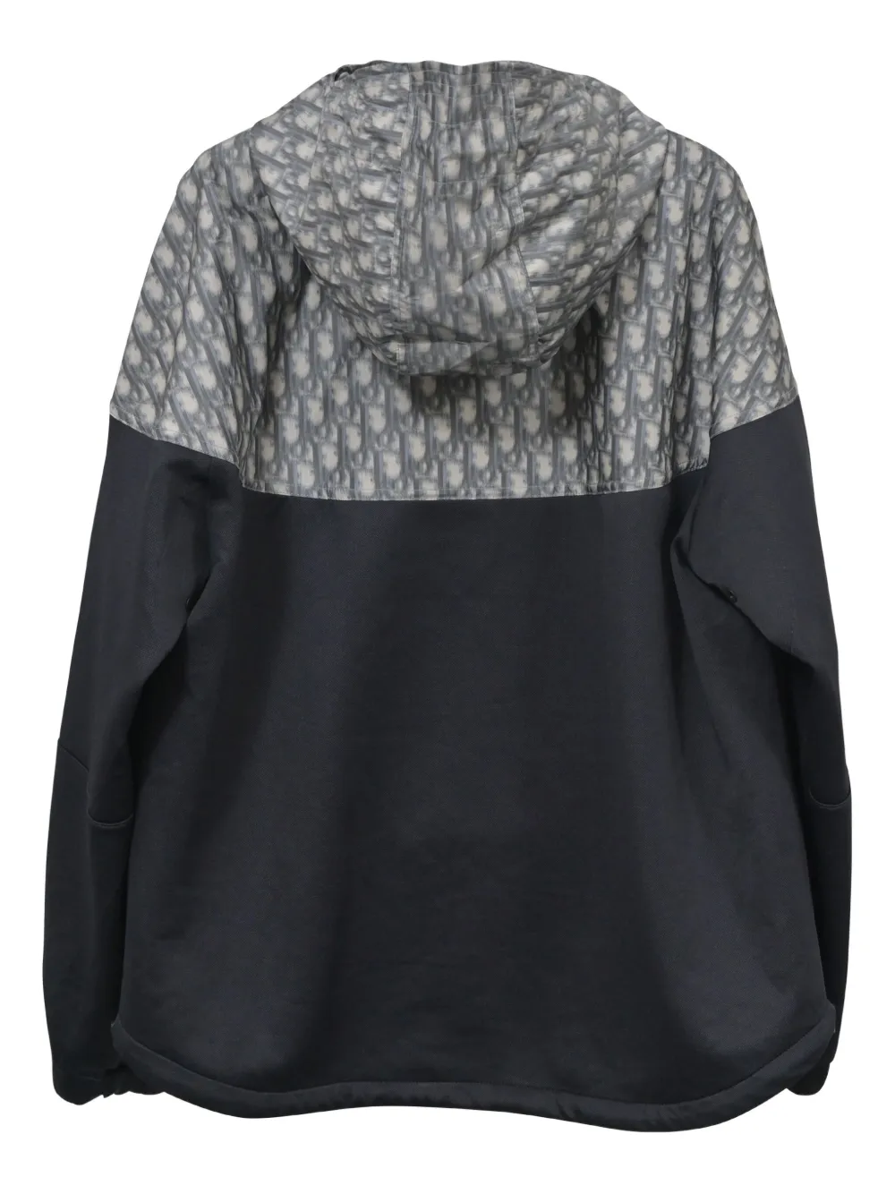 DIOR Pre-owned X Stussy Blurred-detailed Hoodie In Blue