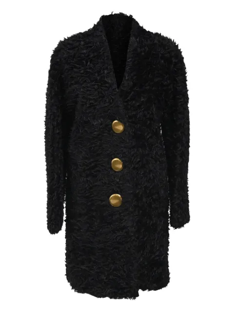 Balenciaga Pre-Owned Runway gold-buttoned coat