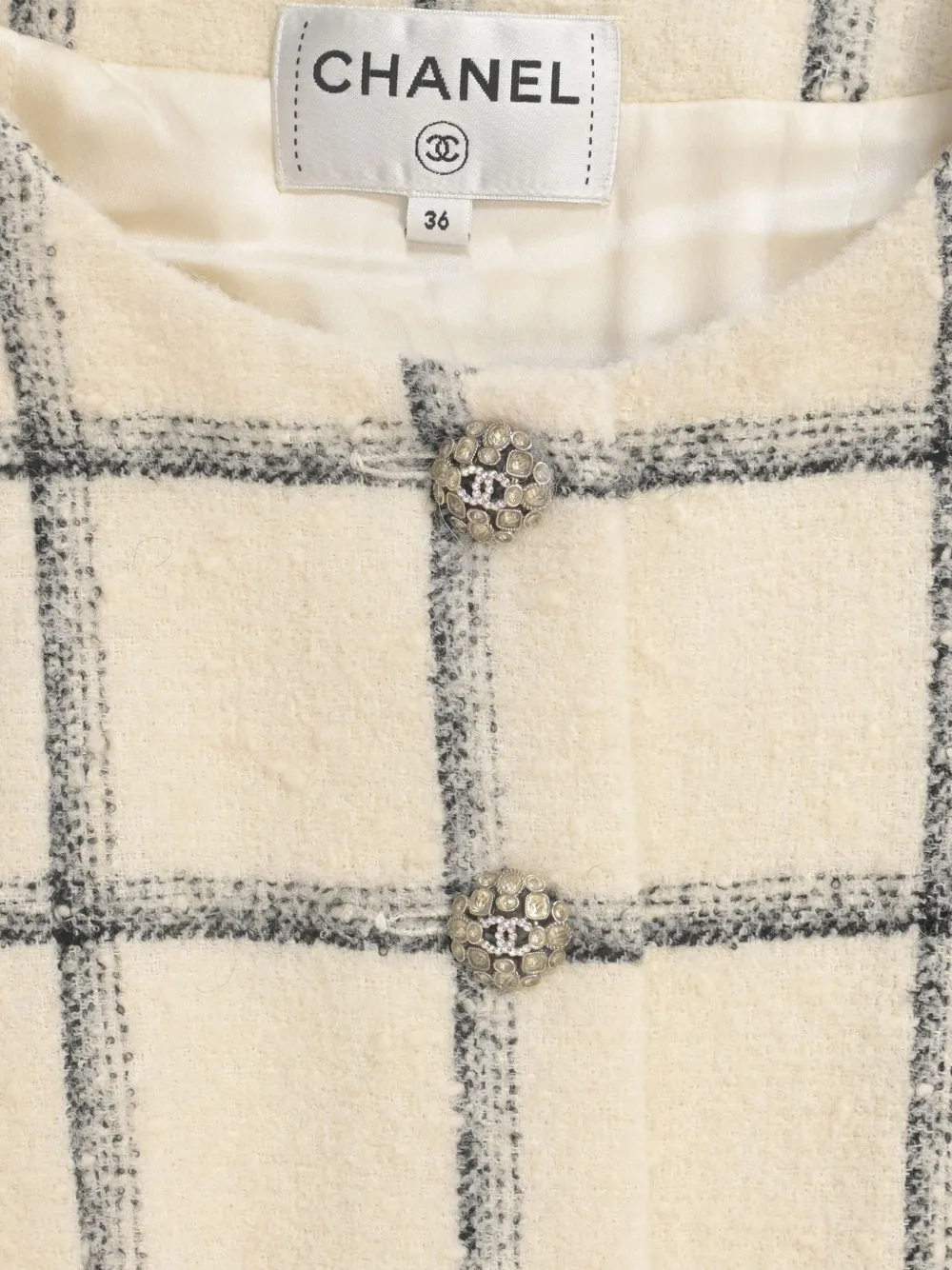 Tweed-Texture Midi Dress