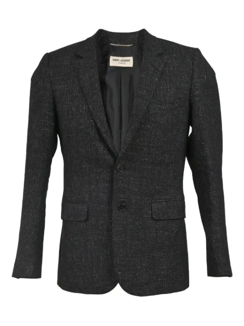 Saint Laurent Pre-Owned 710mm pockets single breasted blazer