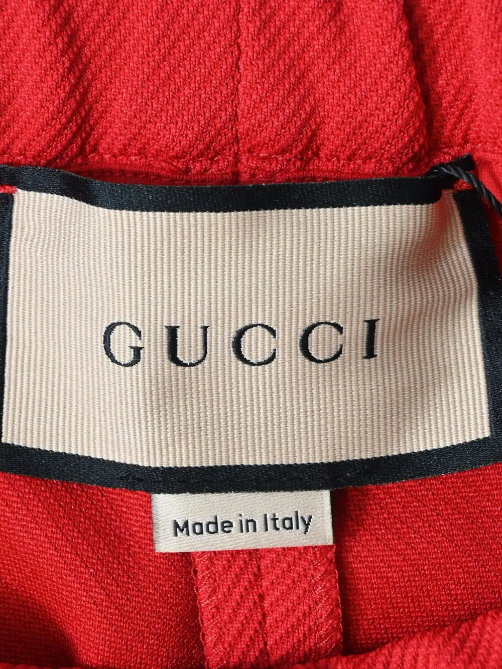 Pre-owned Gucci Interlocking G Track Shorts In Red
