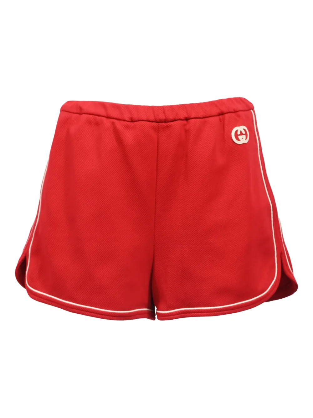 Pre-owned Gucci Interlocking G Track Shorts In Red