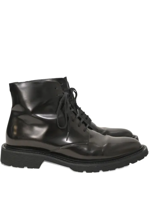 Saint Laurent Pre-Owned 30mm lace-up boots