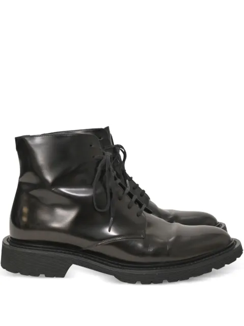 Saint Laurent Pre-Owned 30mm lace-up boots