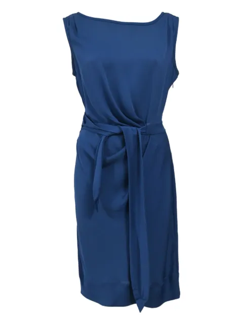 Dvf Vintage belted-detail sleeveless dress