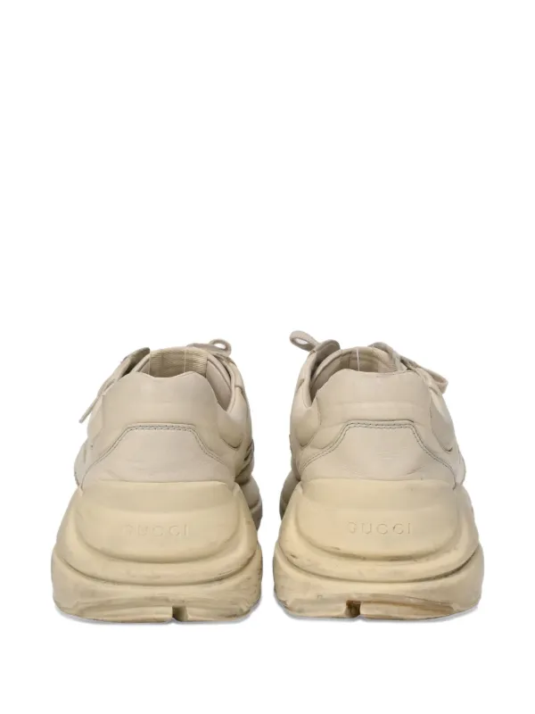 Gucci Pre-Owned ダメージ ライトン スニーカー 285mm | ニュートラル