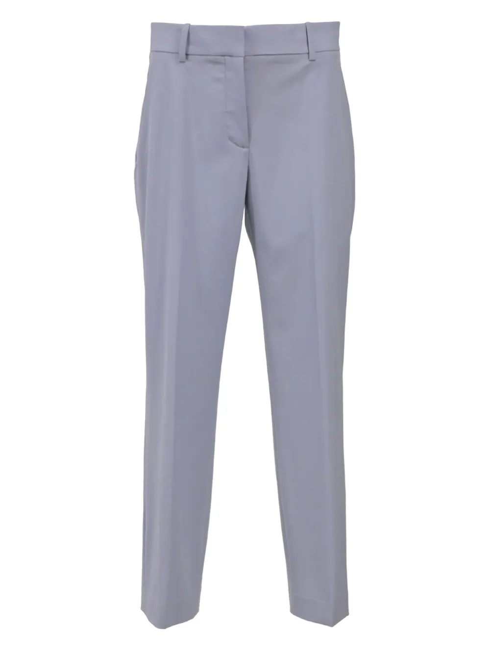 Theory cotton tapered trousers | Grey | Image 1