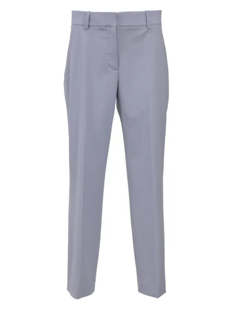 Theory cotton tapered trousers