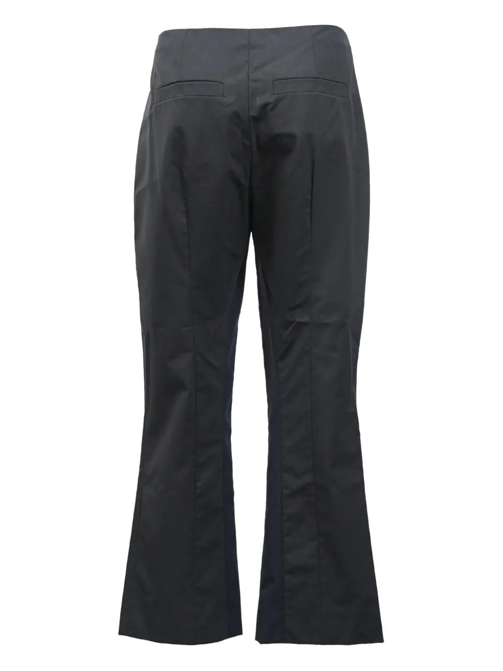 PRADA Pre-owned High-rise Bell Trousers In Gray