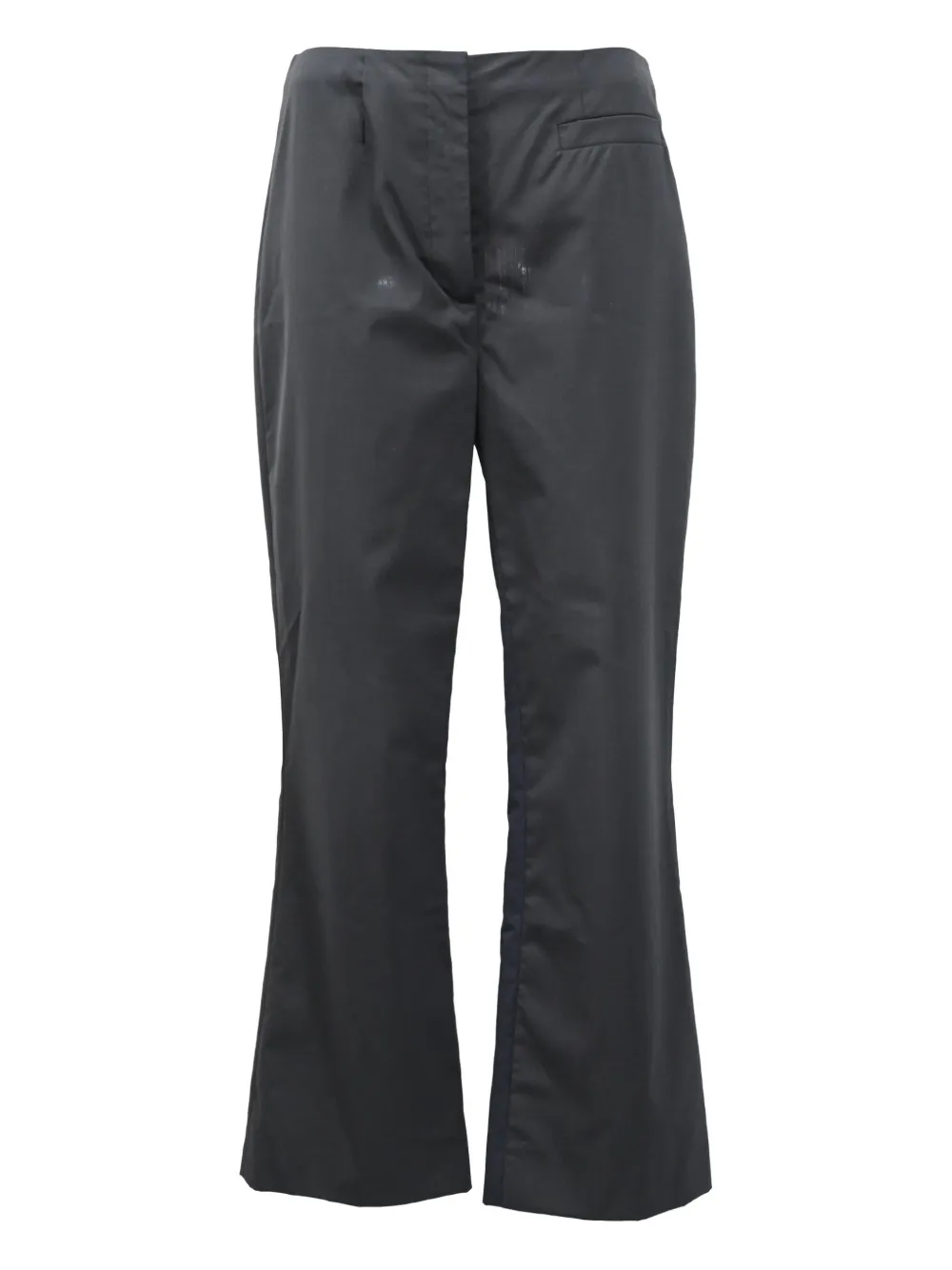 Prada Pre-Owned high-rise bell trousers - グレー Prada Pre-Owned high-rise bell trousers - グレー