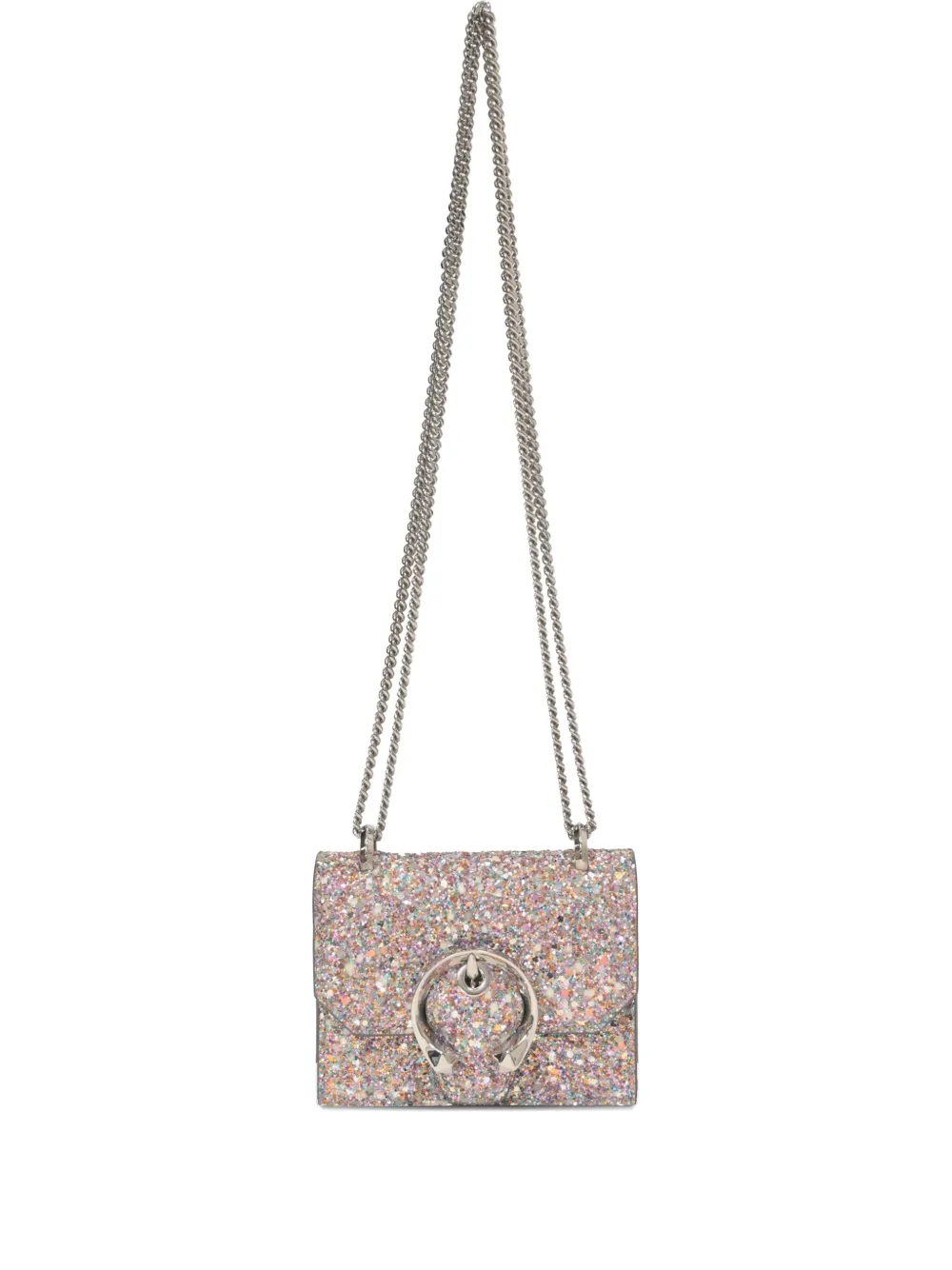 Jimmy Choo Pre-Owned 120mm mini Paris chain shoulder bag - ピンク Jimmy Choo Pre-Owned 120mm mini Paris chain shoulder bag - ピンク