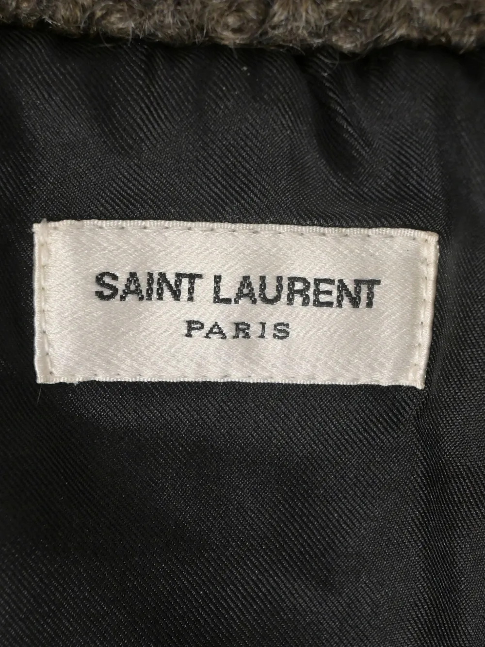 SAINT LAURENT Pre-owned Zip-up Cardigan In Neutral