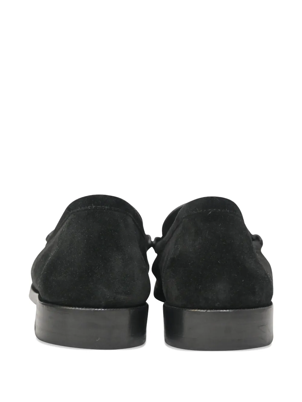 SAINT LAURENT Pre-owned Almond-toe Loafers In Black