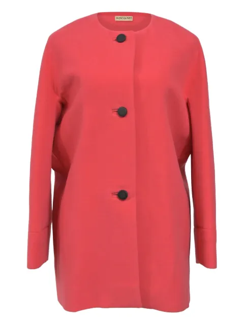 Balenciaga Pre-Owned manteau à simple boutonnage