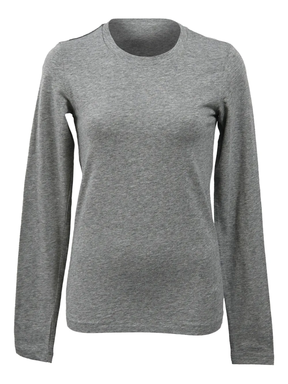 Theory crew-neck long-sleeve T-shirt - グレー Theory crew-neck long-sleeve T-shirt - グレー